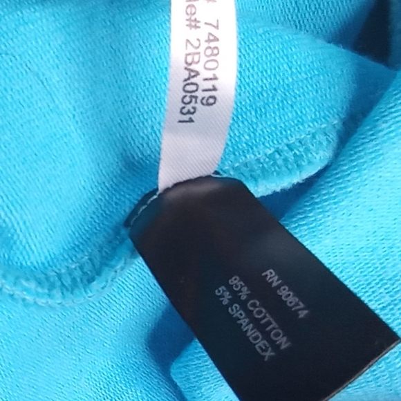 Boston Proper Sleeveless Chic Zip Top Airy Blue Womens Size Small - Picture 5 of 5